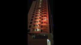 Bahrain building illumination of 17 floor tower