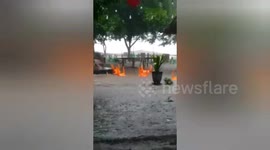 Storm in the Jungkat Beach