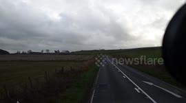 Over taking a96 aberdeenshire solid white lines volvo for sale