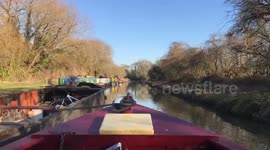 Timelapse Narrowboat Cruise from Semington to Bradford on Avon