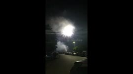 Fireworks on top of cars!?!