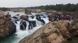 Boy falls into raging waterfall while taking selfie in east India state