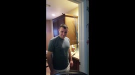 Toddler shocked as she sees her dad without a beard for the first time