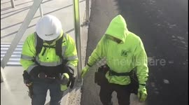 American Steel building crew killing the Afro dance