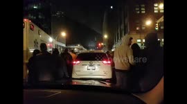 Vancouver New Year's crowds