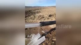 Extreme cold in North Indian state causes water in pipes to freeze into cylindrical rods of ice