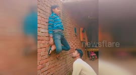 A childish prank video is going viral in India