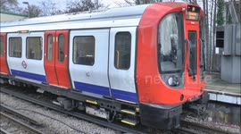 District Line 'S7' Surface Stock at East Putney 8th February 2014
