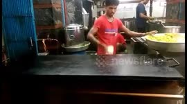 Street food making (Dosa)