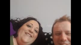 Man and woman come up with an anthem for the Greggs vegan sausage roll hype