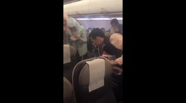 Plane cabin fills with smoke as power bank explodes mid-air