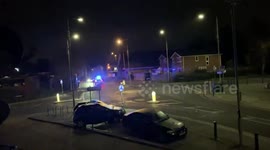 Reverse police chase NEEDS SOUND FOR THE IMPACT