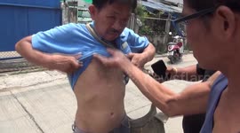 Thai residents attacked by millions of caterpillars in mysterious infestation