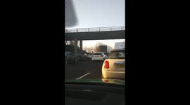 Air ambulance on numerous trips. Hope everyone pulls through. #m58 https://t.co/S6azfAHS1z