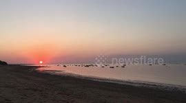 Sunset. Taken on location for a Dutch-produced documentary preparation preview. Somewhere in the South of Spain.