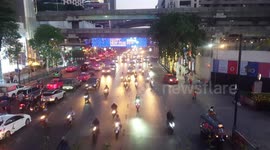 Traffic in Bangkok Thailand
