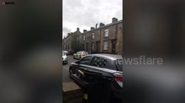 Moment a pervert sparked a five-hour rooftop standoff