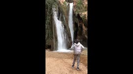 Waterfalls in Atlas Mountains, Morocco
