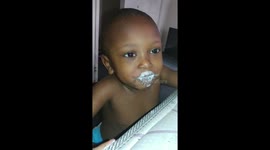My son loss his donut and I could not stop laughing