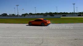 TV show - Car racing with a drone