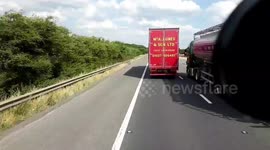 JMD TRANSPORT OVERTAKING CUTTING IN BEFORE PASSED VERY CLOSE