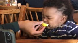 Watch this baby's dramatic reaction to his first lemon