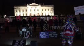 #KremlinAnnex protesters chant, “Treason Trump Has Got to Go!” in front of the White House. The #KremlinAnnex protest started in response to Trump’s meeting with Putin in Helsinki and has continued for over 185 days.