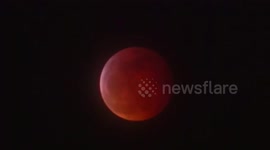 Super Blood Wolf Moon Eclipse over New Mexico, Jan 20 2019