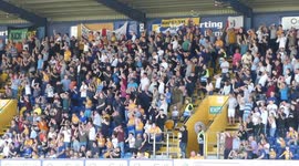 Mansfield town fans great support v Crawley 5 May 2018