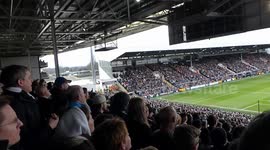 Spurs fans at Fulham 19 Feb 2017 - The thing I love most is...