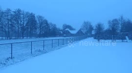 Dutch snow reminds me of my hometown