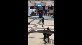 Training at Liverpool street station London