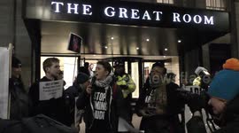 Protest: Arms dealers feast while Yemen is starved - protest ADS, London, UK