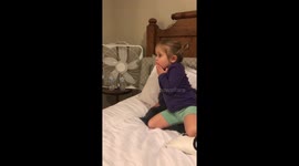 Broken nose prank on my 3 year old!