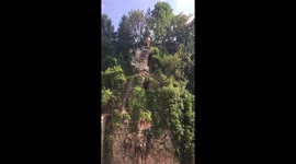 Jump into cold water