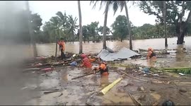 Search and rescue efforts begin in aftermath of Indonesia flood
