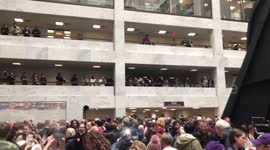 Furlough Protest at the Hart Senate Building