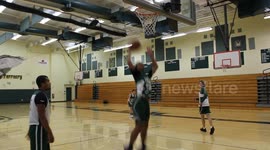 Makani Whiteside dunks (high school)