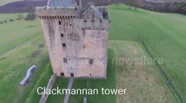 Clackmannan tower Scotland Scottish Castle Robert the Bruce. A taste of Scottish history King Robert the Bruce. Jacobites history Scotland, Scottish Kings. King David ll