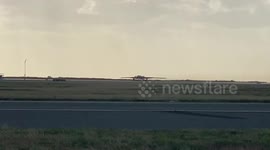 B2 Stealth Bomber Lift off in Honolulu Hawaii