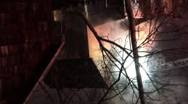 Arson suspected in impressive overnight abandoned house fire in Port Chester, New York