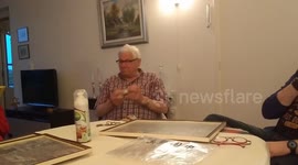 My 86 year old grandpa is still as happy as a child