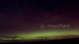 The Northern Lights over Donegal Ireland
