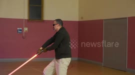 Star Wars fan launches lessons teaching people the art of lightsaber fighting