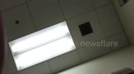 Baby has phone and turns on video on accident.