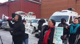 Brooklyn, NY: Protestors decry lack of heat and electricity at Metropolitan Detention Center