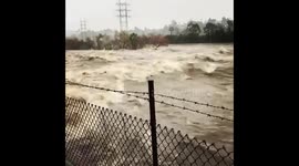 LA River rages!