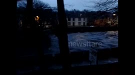 Severe gale force 9 at Bayhead Stornoway