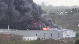 Incendie usine trémois de Le Cateau