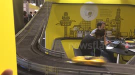 Amazing scalextric at the Smart City Expo in Barcelona